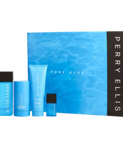 Estuche Perry Ellis Pure Blue 4Pcs 100ML