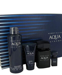 Estuche Perry Ellis Aqua Extreme 4pcs 100ml